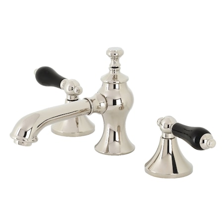 Kingston Brass KC7066PKL Duchess Widespread Bathroom Faucet W/ Brass Pop-Up, Nickel KC7066PKL